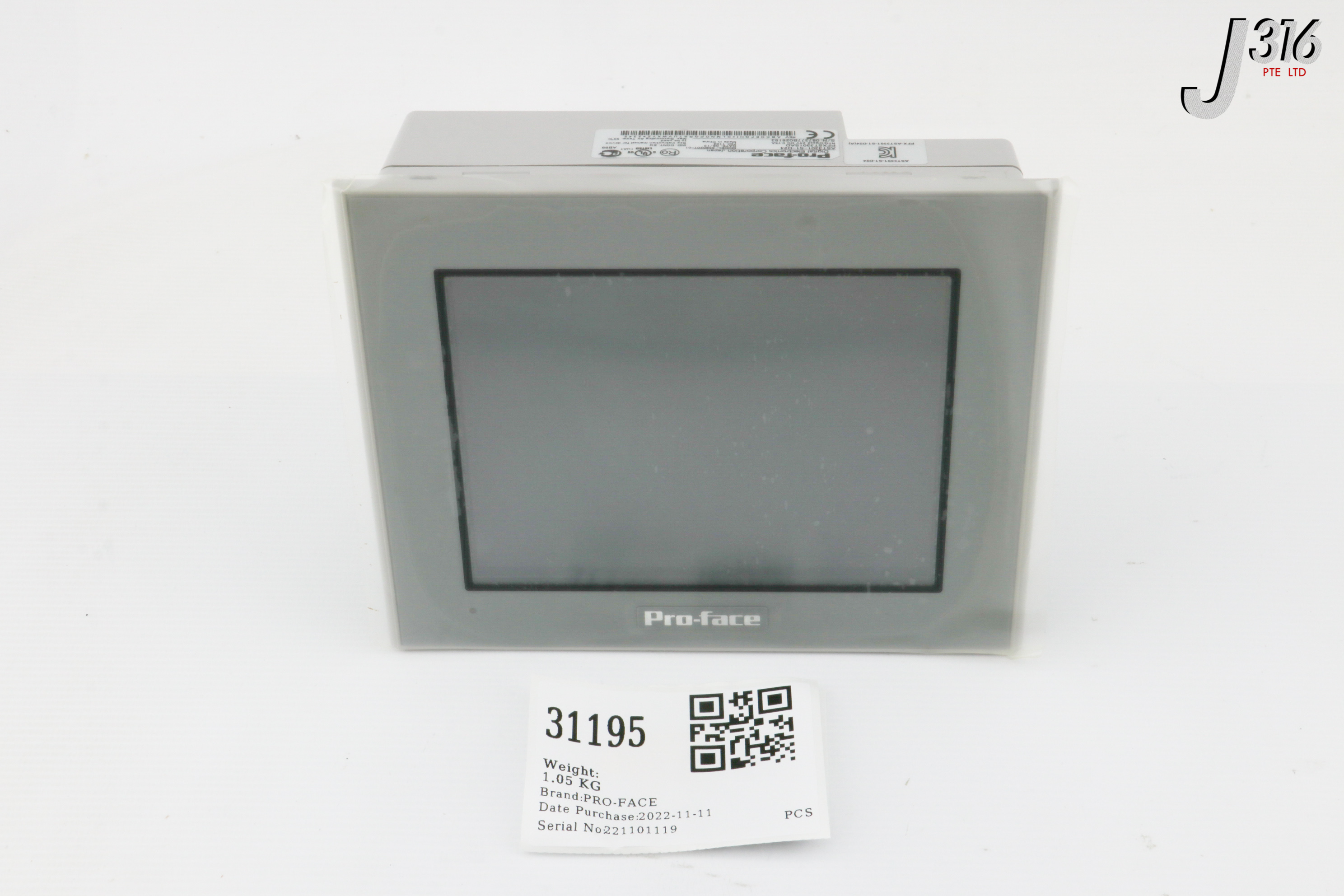 のい 31195 PRO-FACE TOUCH SCREEN CTLR, PFXST3301SAD, 3580207-01 (NEW